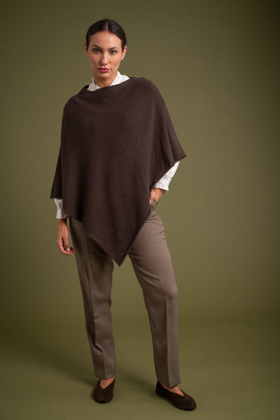 Poncho Úrsula Chocolate