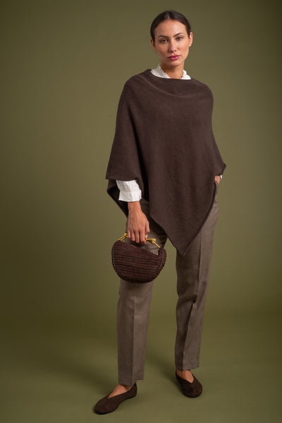Poncho Úrsula Chocolate