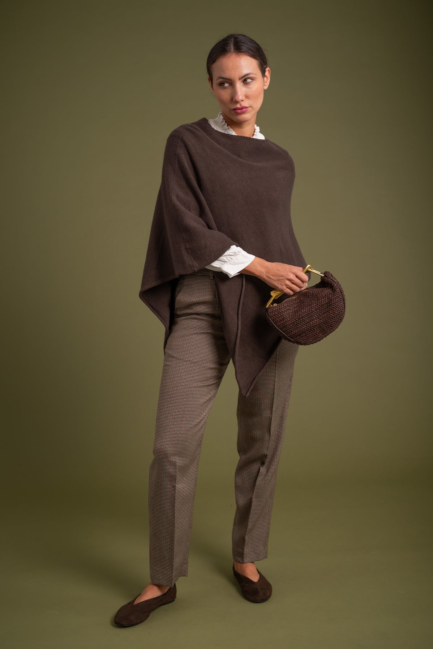 Poncho Úrsula Chocolate