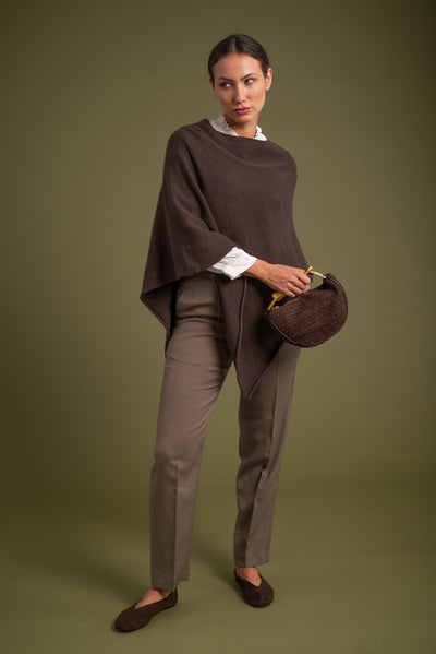 Poncho Úrsula Chocolate