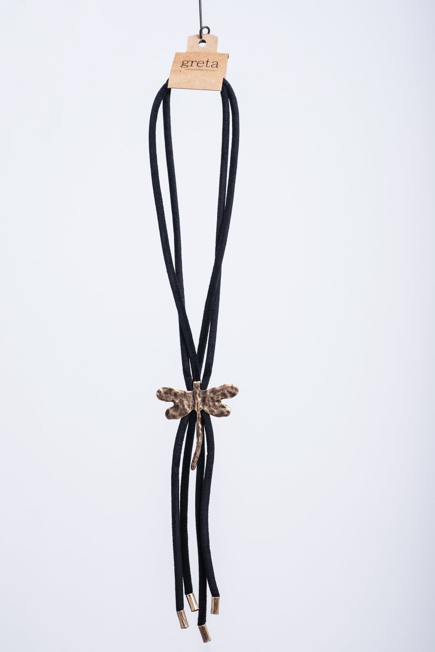 Collar Mariposa Negro