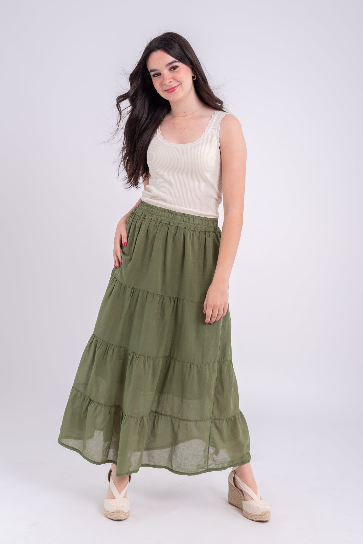 Falda Federica Verde