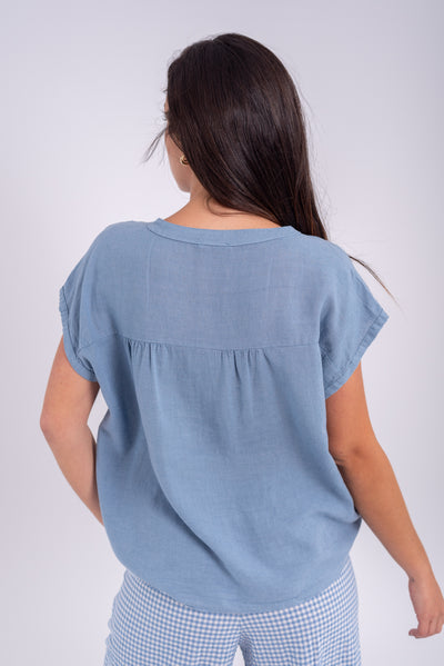 Camisa Clara Azul