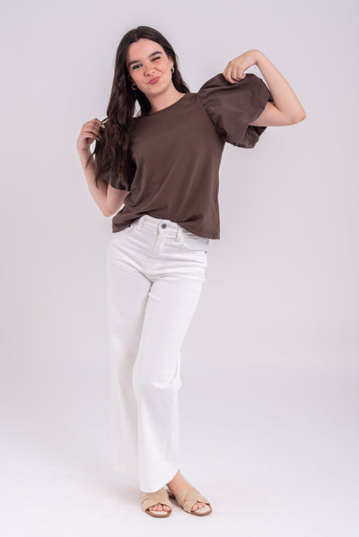 Camiseta Berta Chocolate
