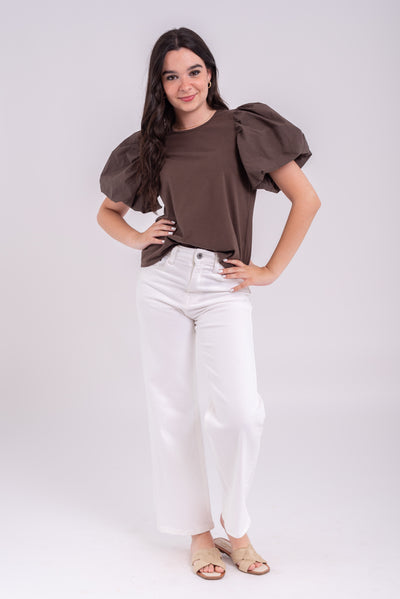 Camiseta Berta Chocolate