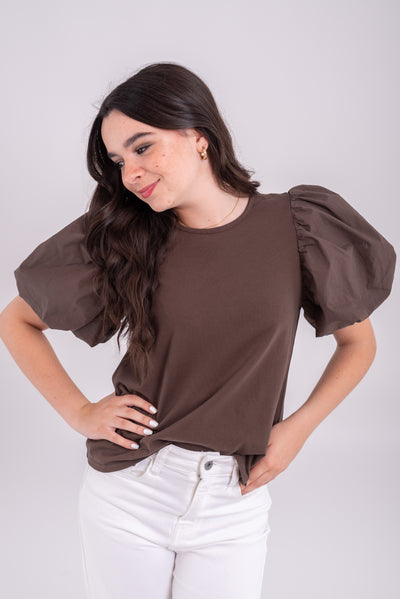Camiseta Berta Chocolate