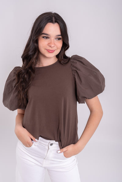 Camiseta Berta Chocolate