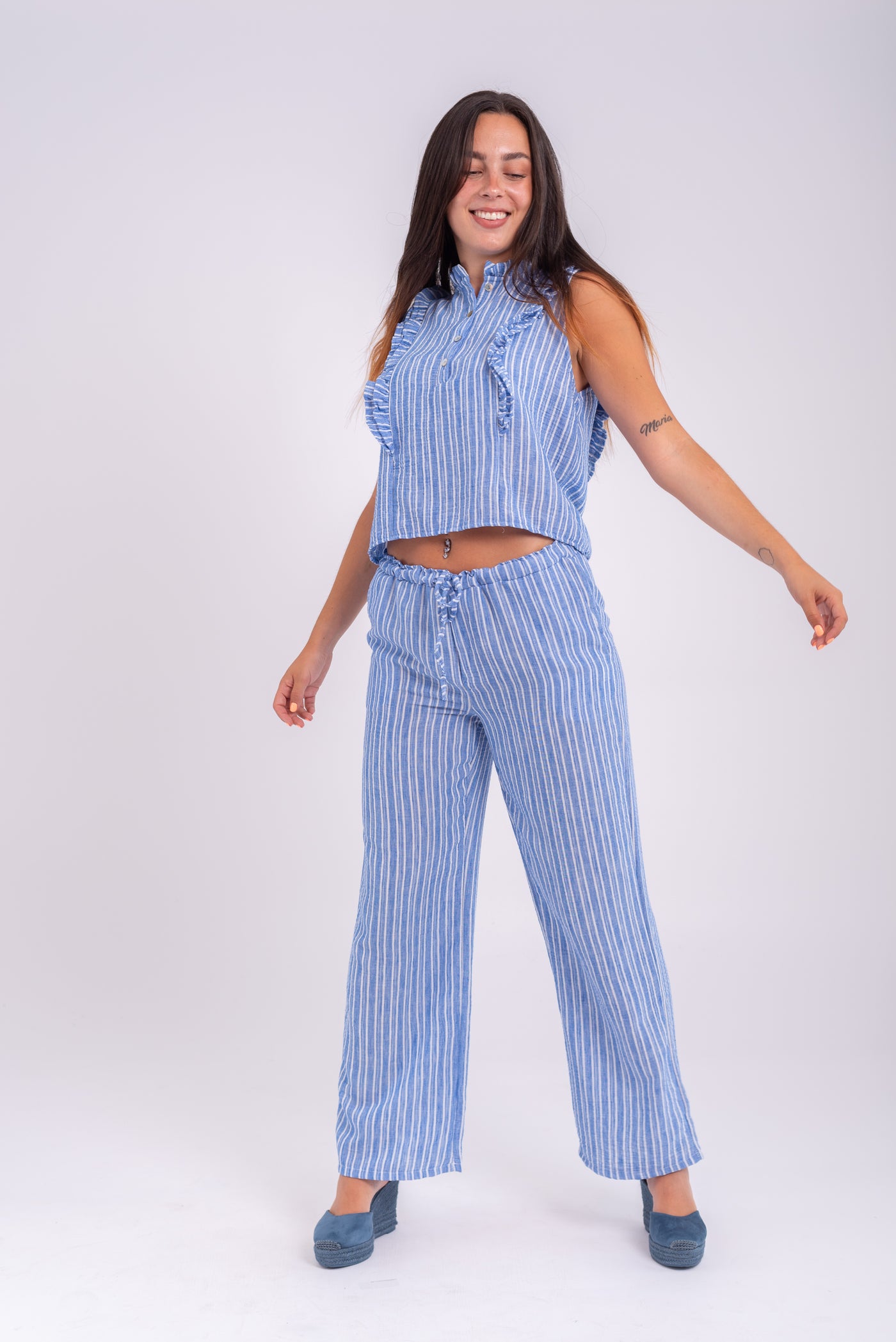 Pantalón Brenda Azul