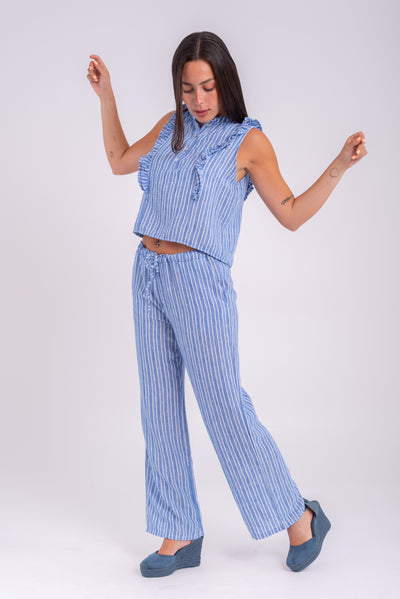 Pantalón Brenda Azul