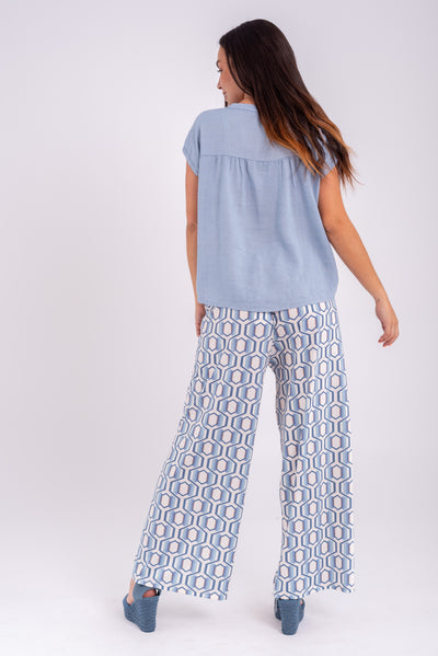 Pantalón Amaia Celeste
