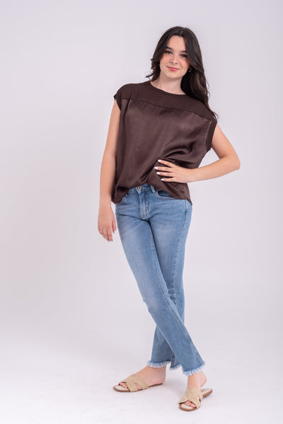 Blusa Juana Chocolate