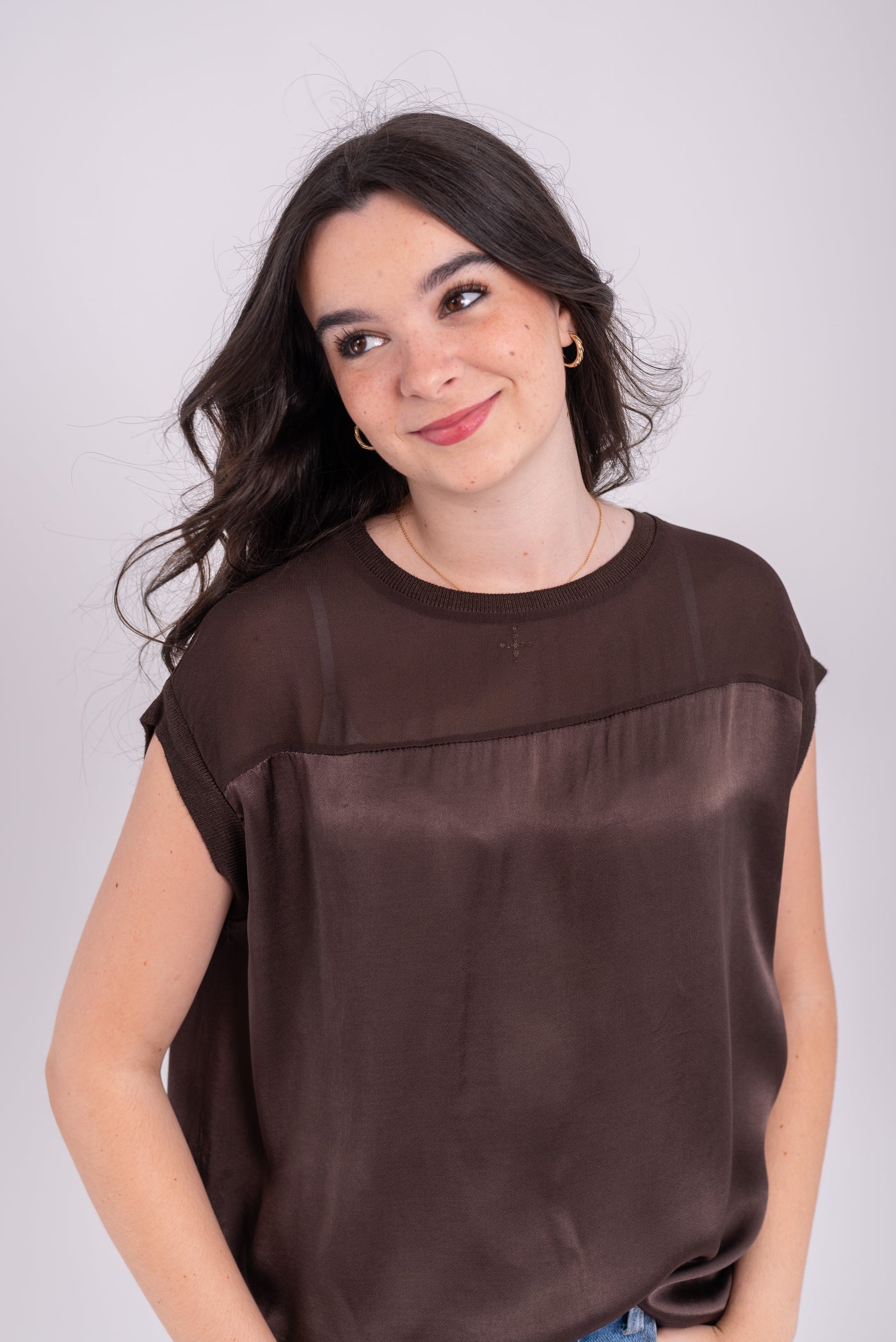 Blusa Juana Chocolate