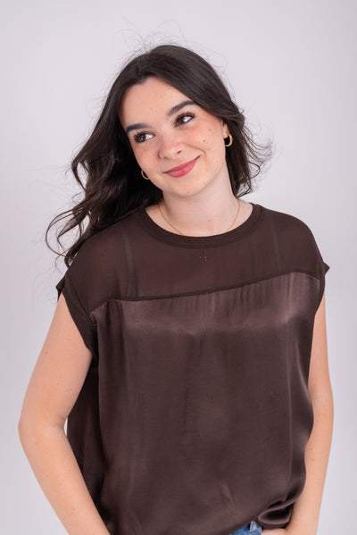 Blusa Juana Chocolate