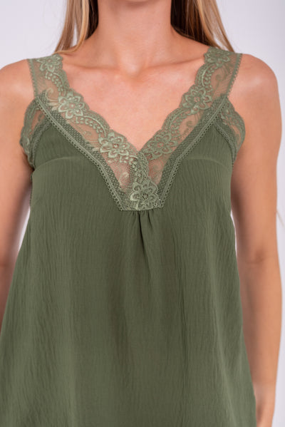 Top Lencero Rita Verde
