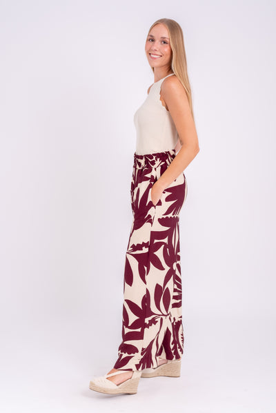 Pantalón Kenia Burdeos
