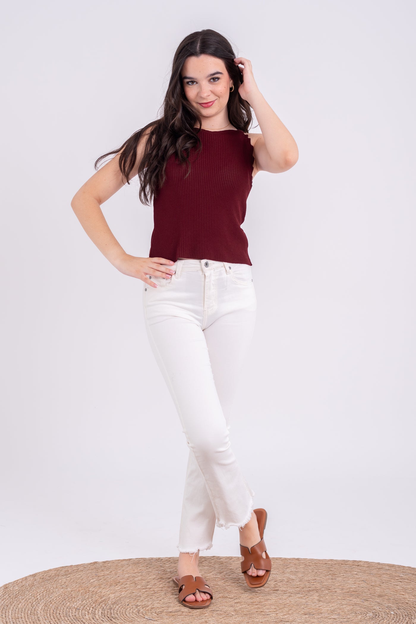 Top Julia Burdeos