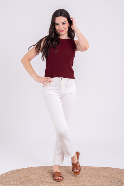 Top Julia Burdeos
