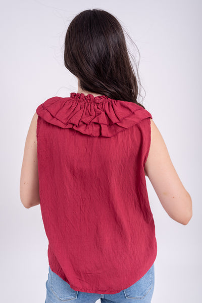 Blusa Susana Burdeos