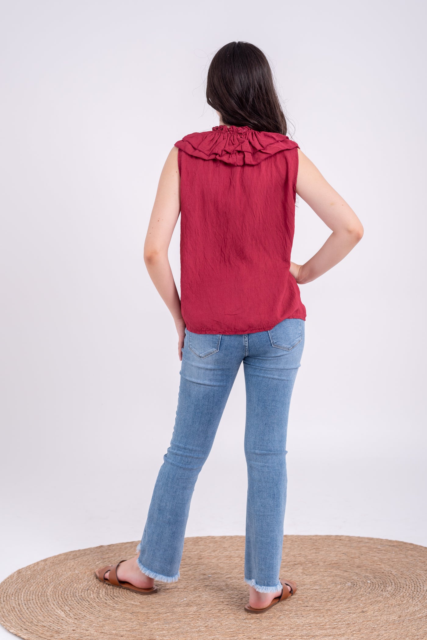 Blusa Susana Burdeos