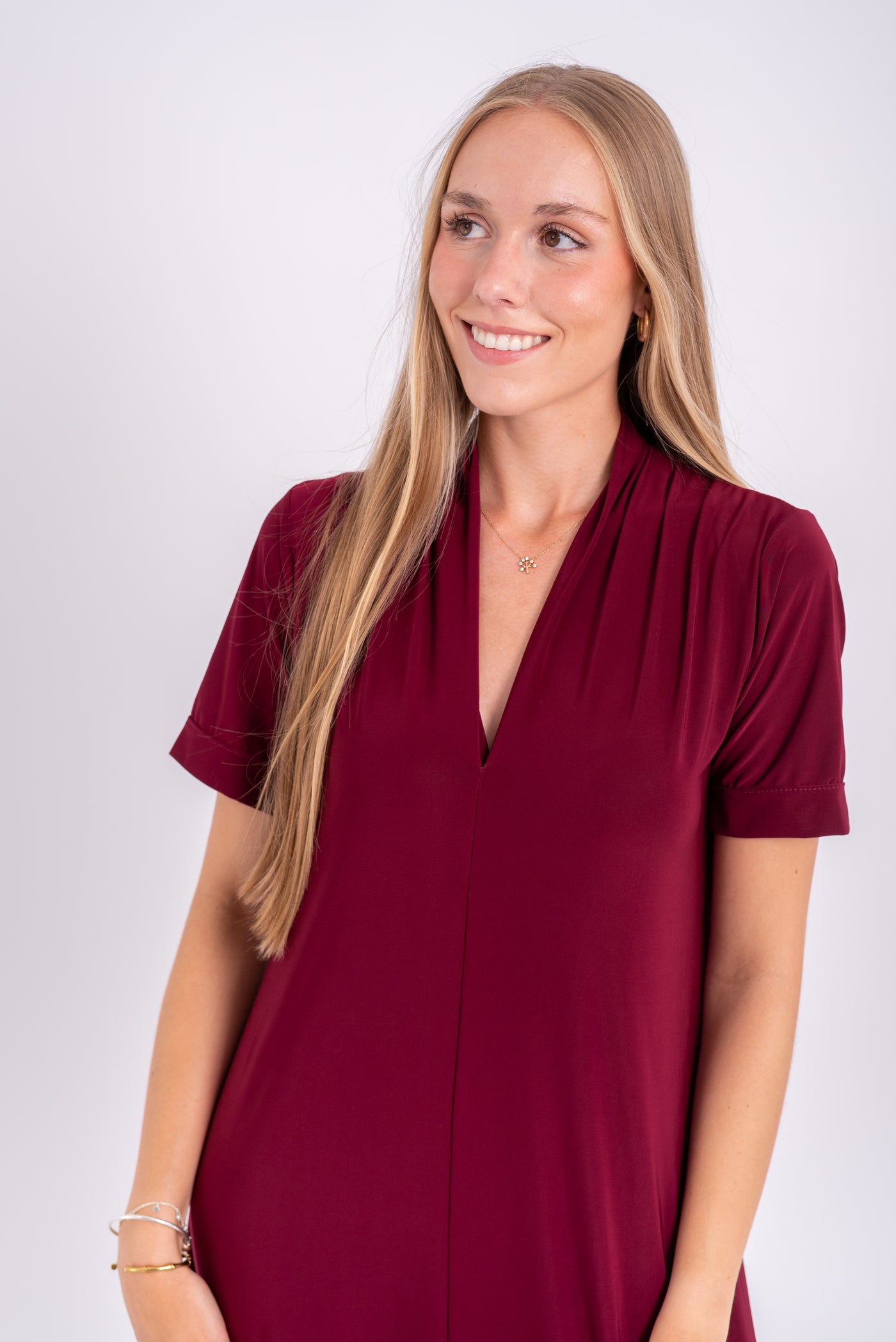 Vestido Atenas Burdeos