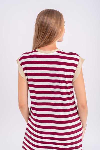 Vestido Suances Burdeos