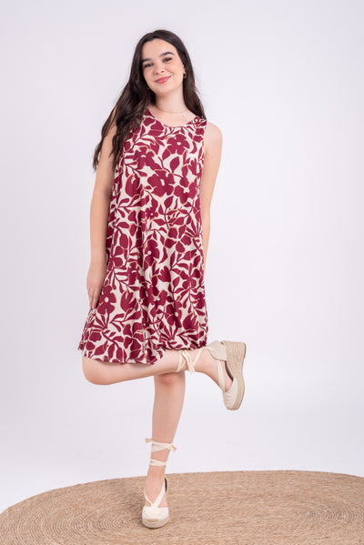 Vestido Marion Burdeos