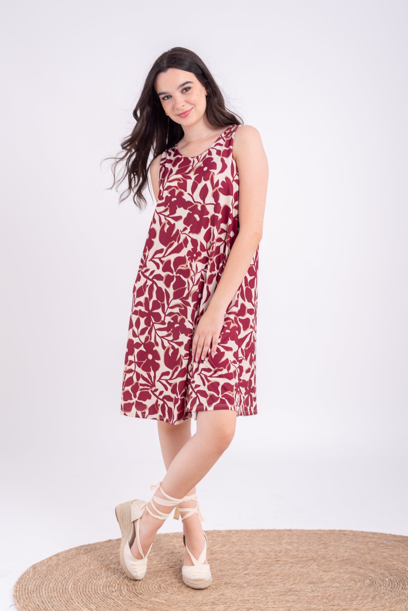 Vestido Marion Burdeos