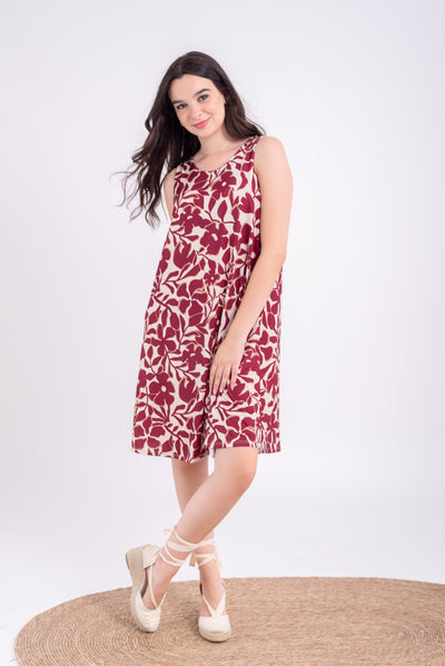 Vestido Marion Burdeos