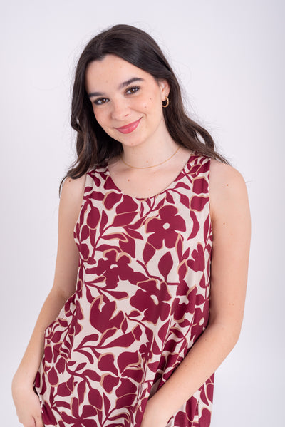 Vestido Marion Burdeos