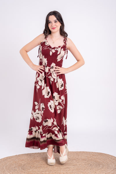 Vestido Raquel Burdeos