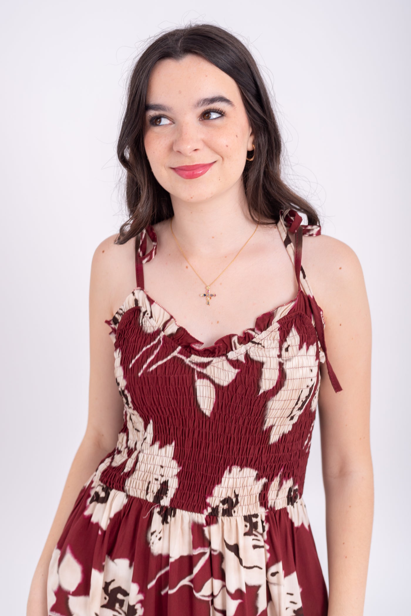 Vestido Raquel Burdeos