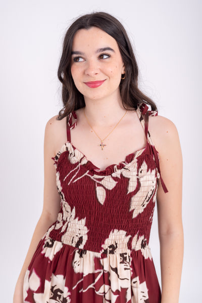 Vestido Raquel Burdeos