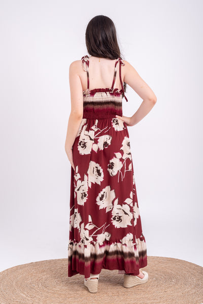 Vestido Raquel Burdeos