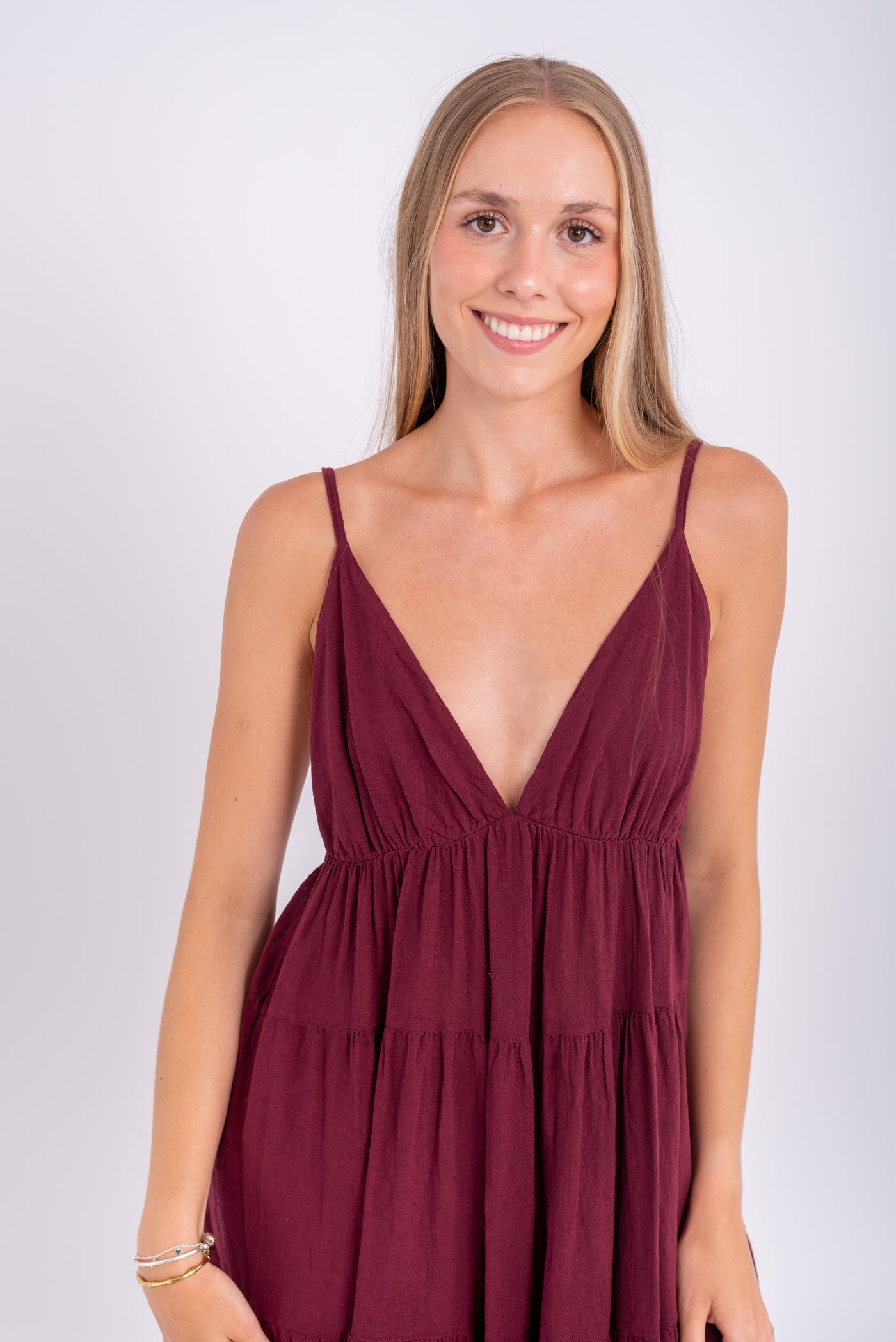 Vestido Lisboa Burdeos