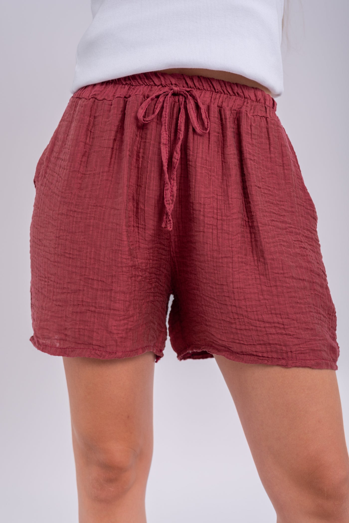 Short Olga Burdeos
