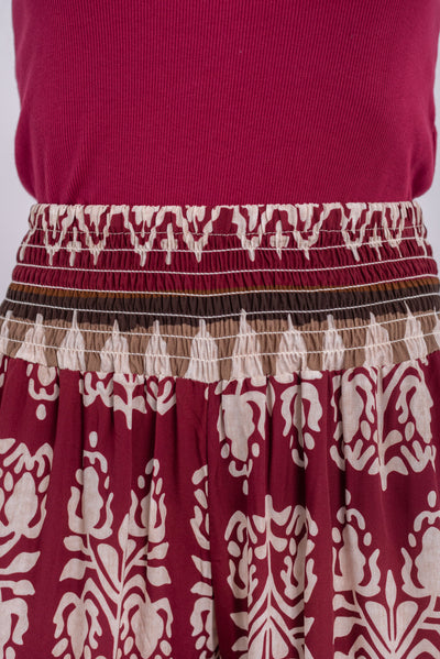 Pantalón Portia Burdeos