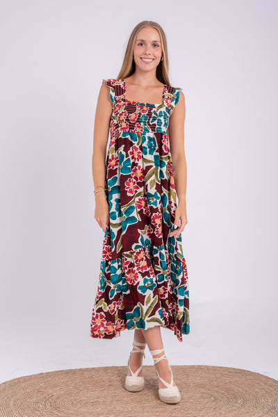 Vestido Virginia Burdeos