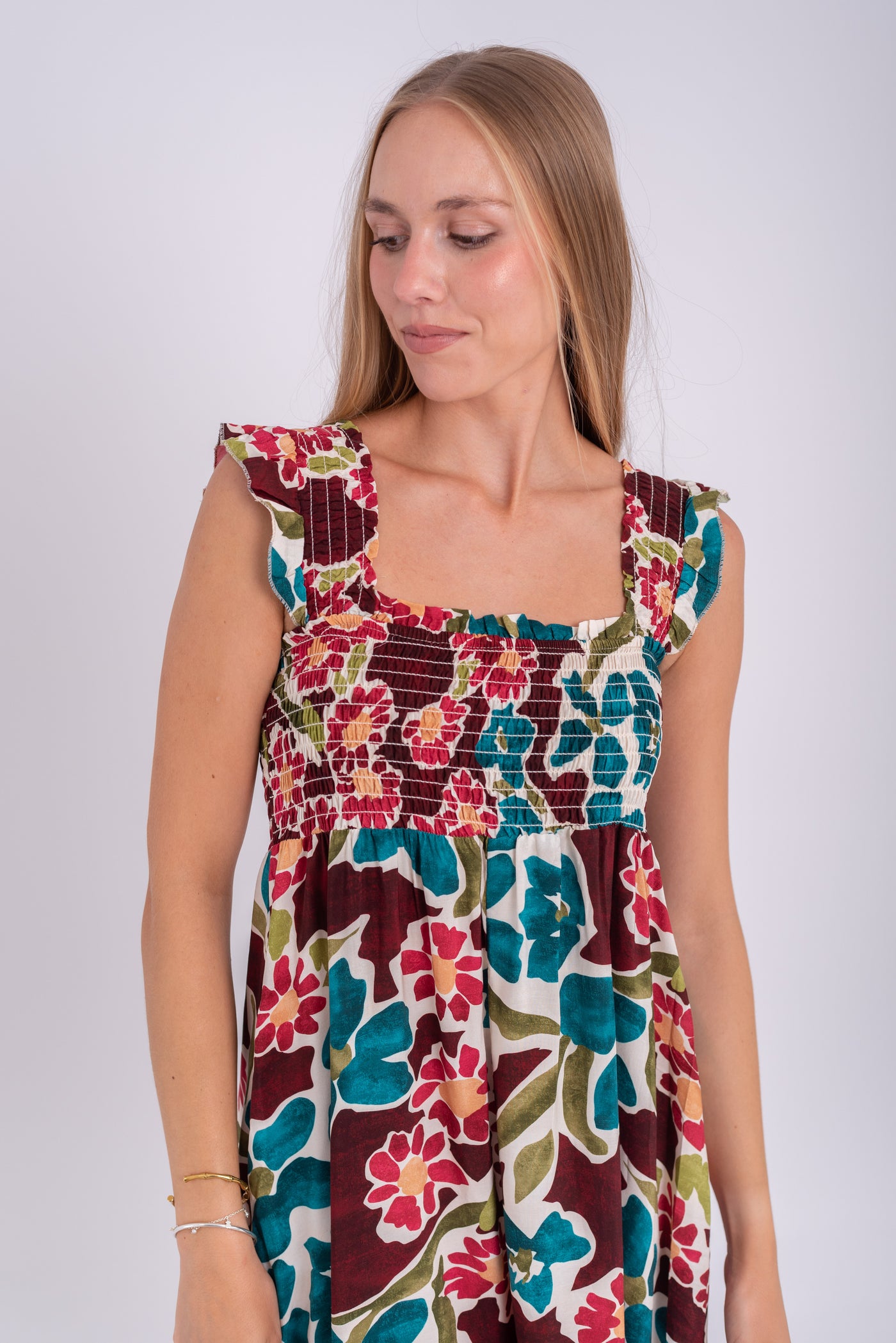 Vestido Virginia Burdeos