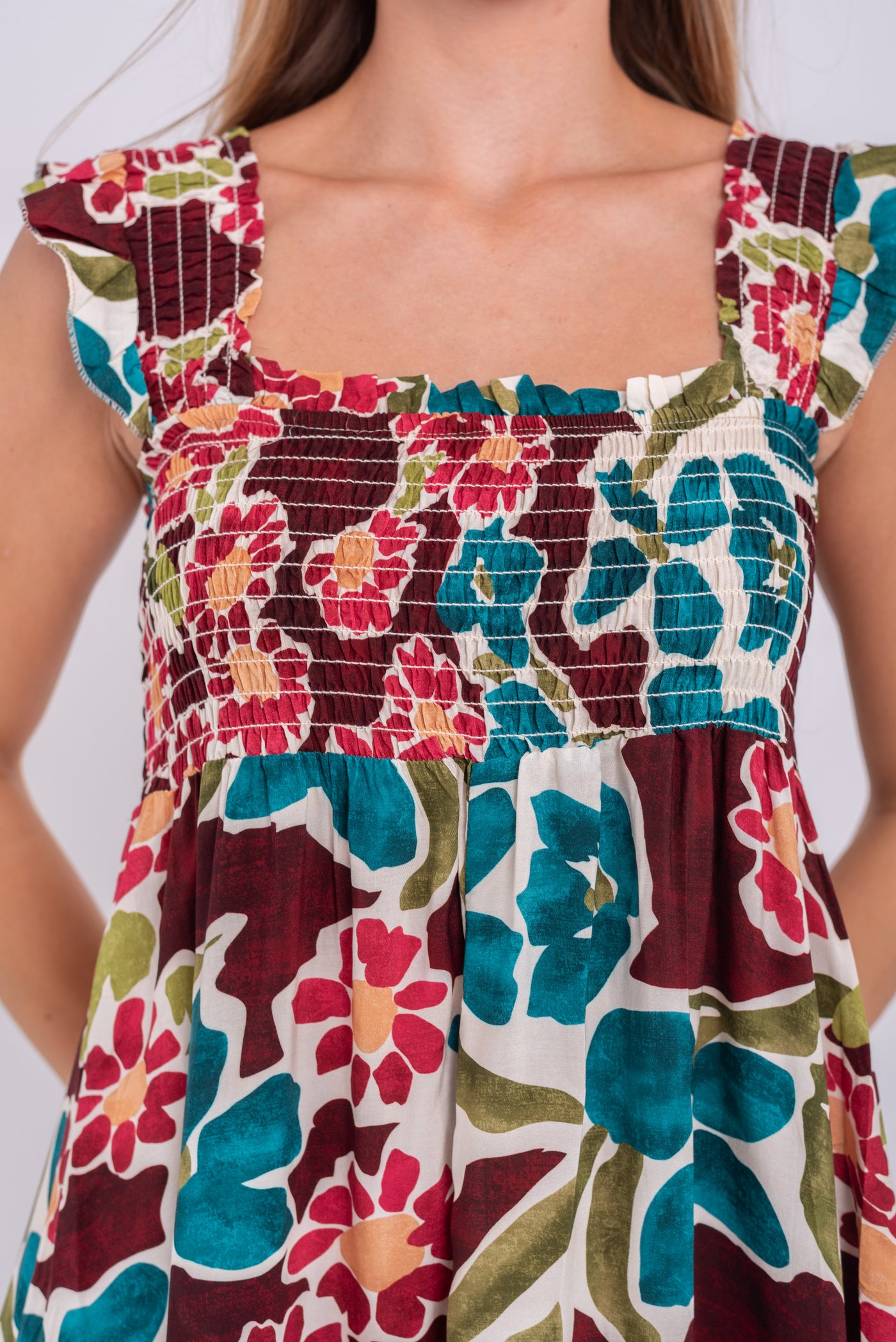 Vestido Virginia Burdeos