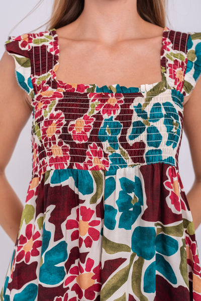 Vestido Virginia Burdeos
