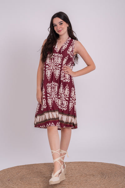 Vestido Portia Burdeos