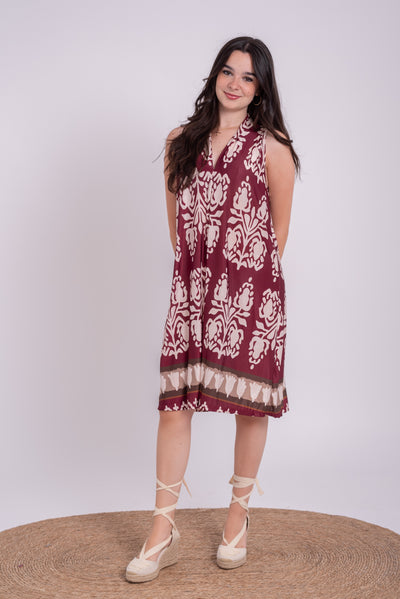 Vestido Portia Burdeos