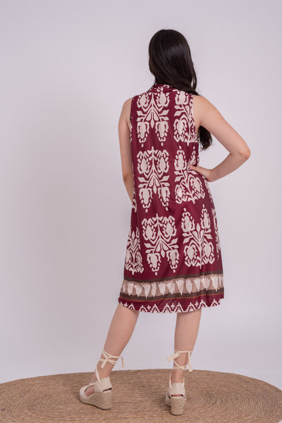 Vestido Portia Burdeos