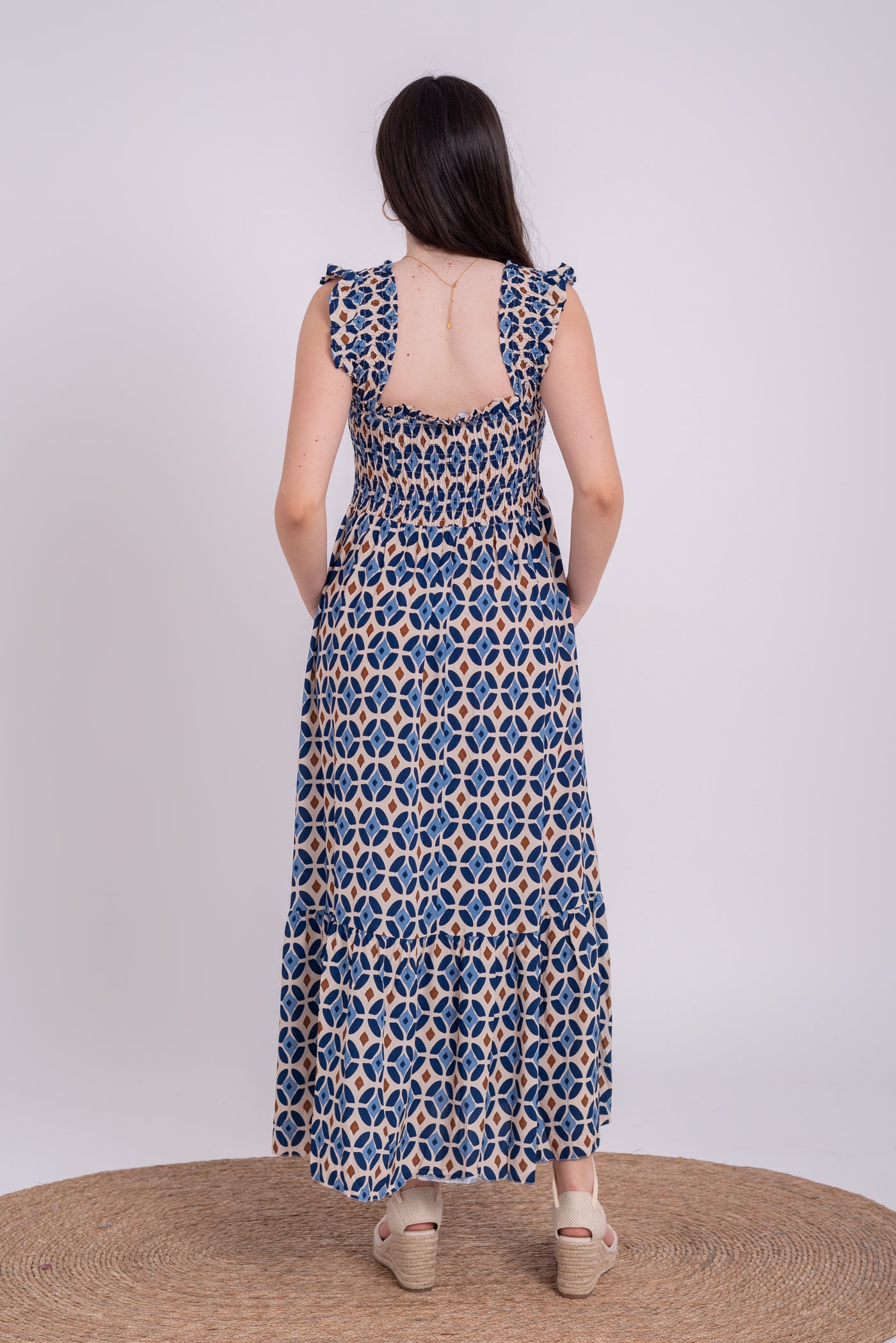 Vestido Mercedes Azul