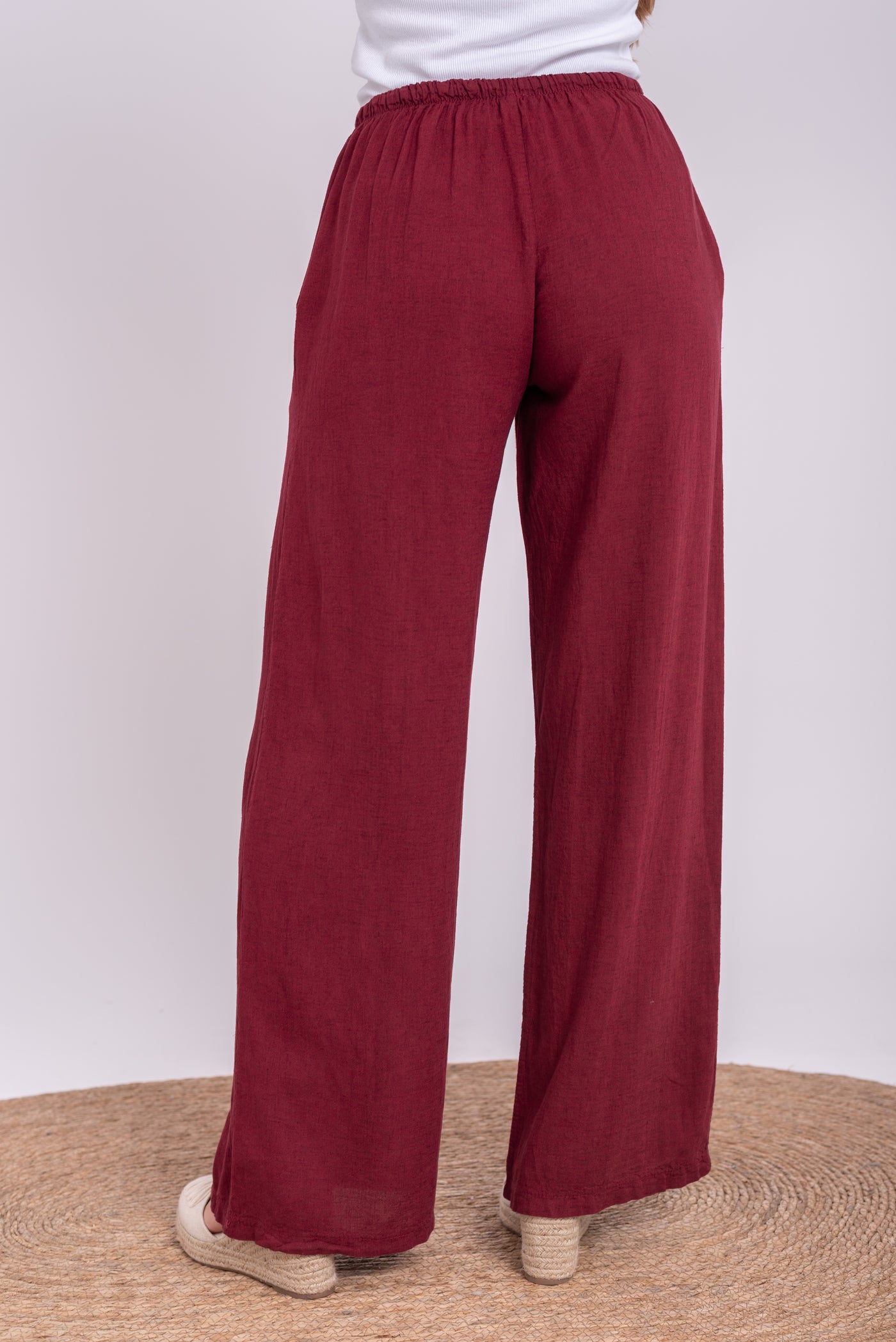 Pantalón Gabriela Burdeos