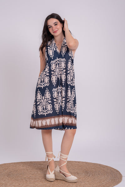 Vestido Portia Marino