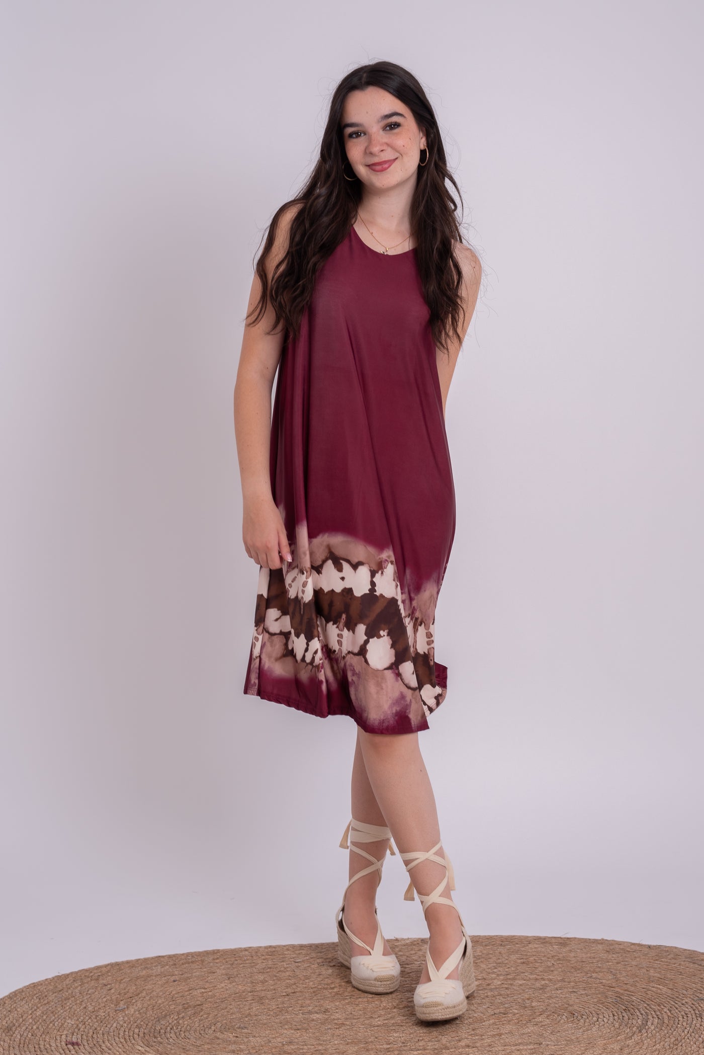 Vestido Beatriz Burdeos