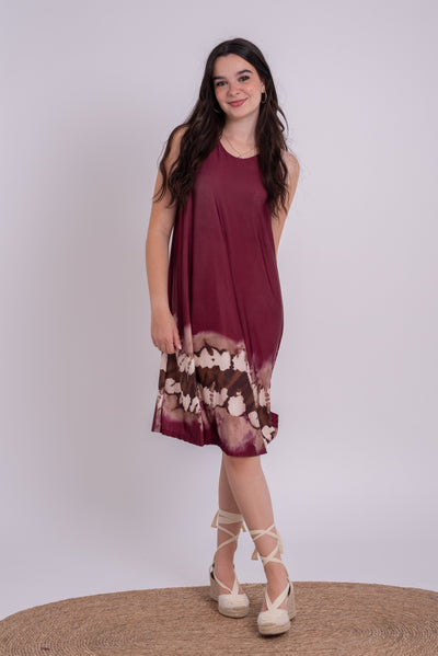 Vestido Beatriz Burdeos