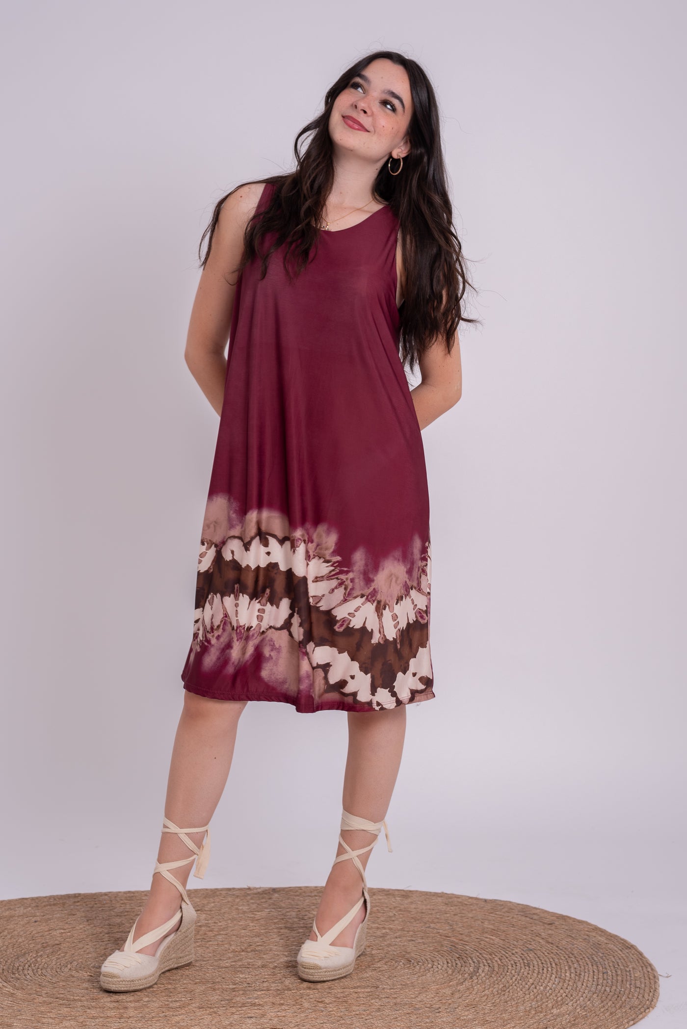Vestido Beatriz Burdeos