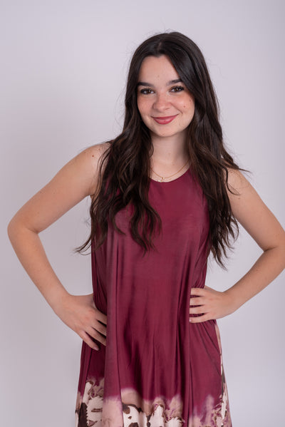 Vestido Beatriz Burdeos